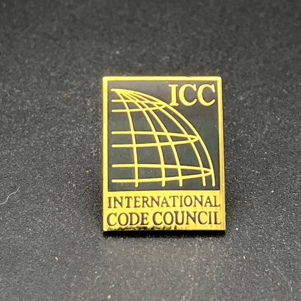 ICC International Code Council Lapel Hat‎ Pin